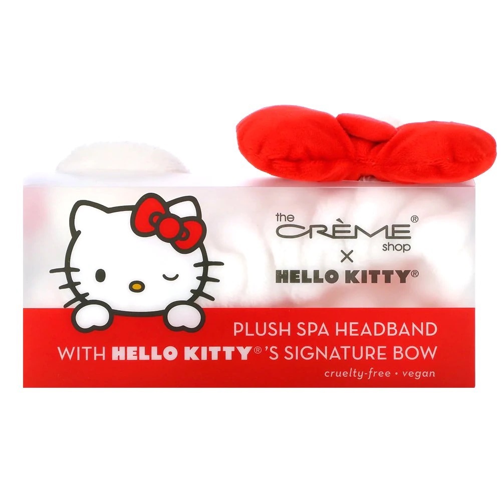 The Creme Shop x Hello Kitty Plush Headband Red Bow